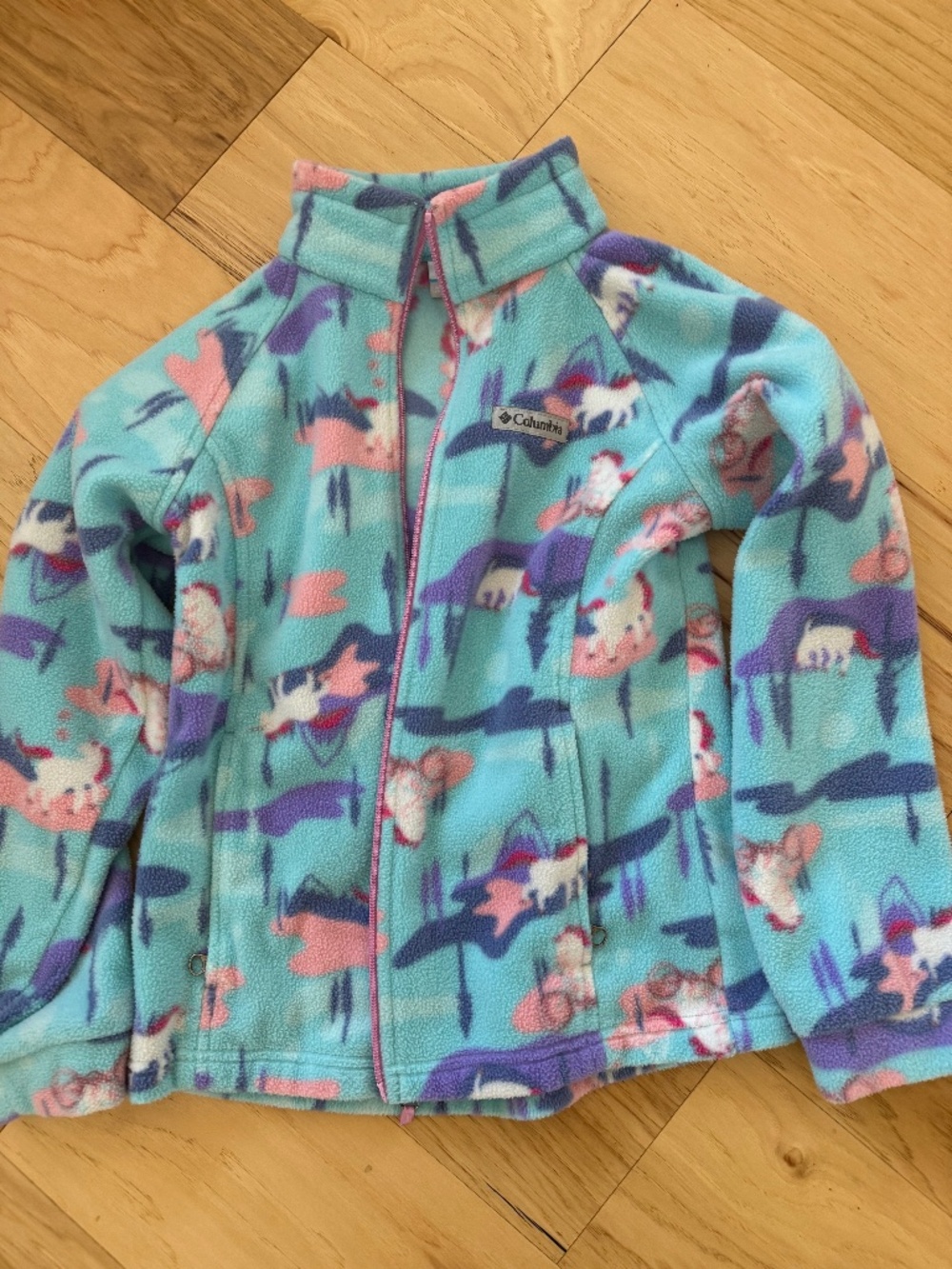 Girl’s Columbia fleece zip up